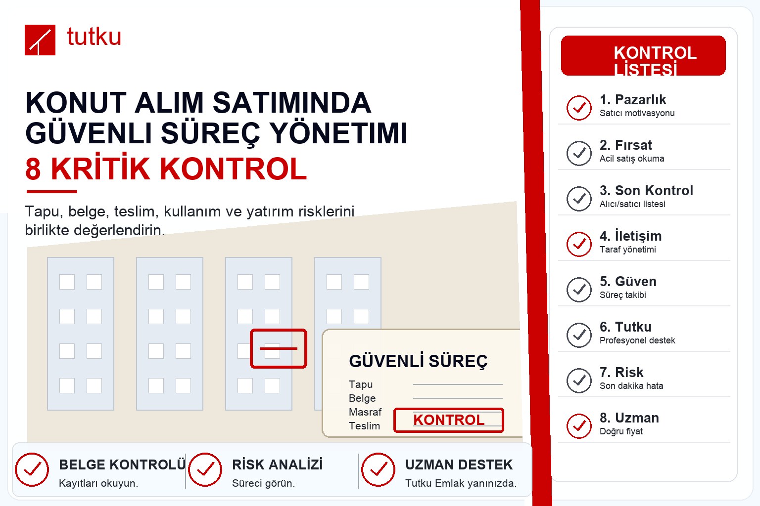 Konut alım satımında güvenli süreç yönetimi