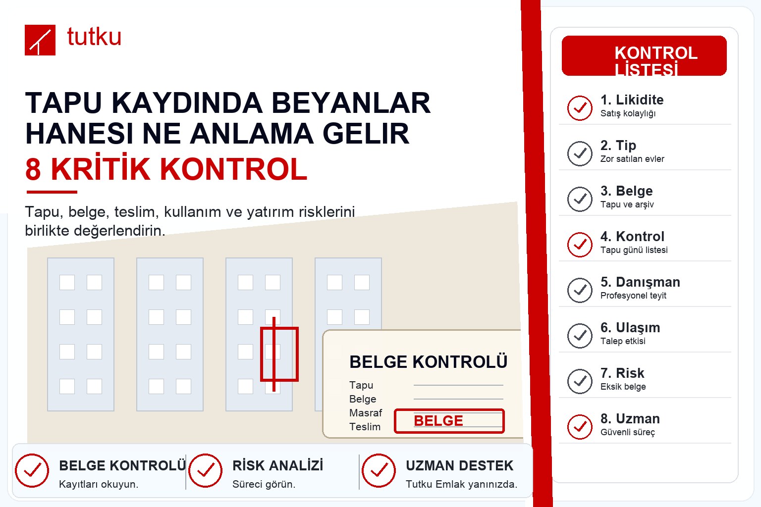 Tapu kaydında beyanlar hanesi ne anlama gelir?