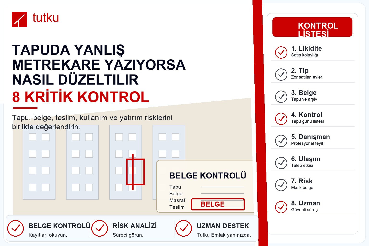 Tapuda yanlış metrekare yazıyorsa nasıl düzeltilir?