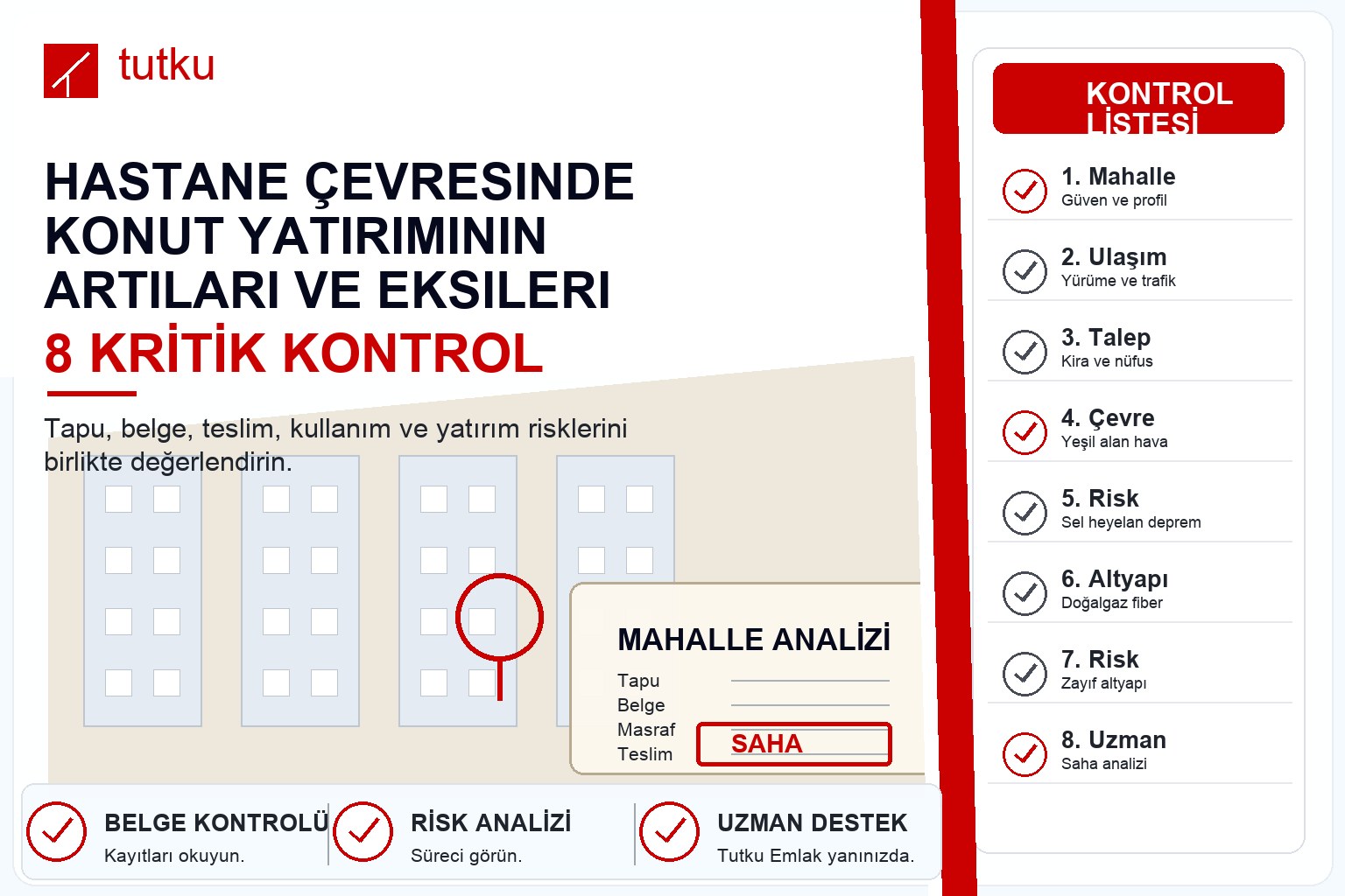Hastane çevresinde konut yatırımının artıları ve eksileri