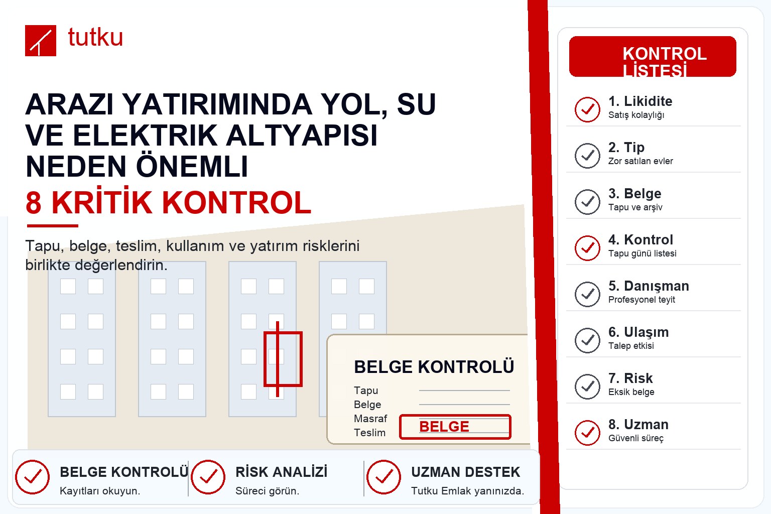 Arazi yatırımında yol, su ve elektrik altyapısı neden önemli?