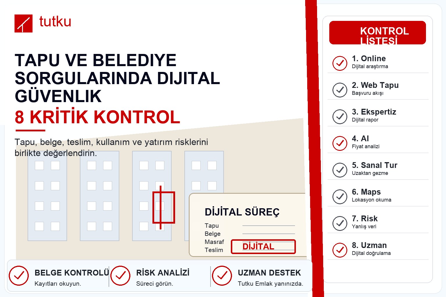 Tapu ve belediye sorgularında dijital güvenlik
