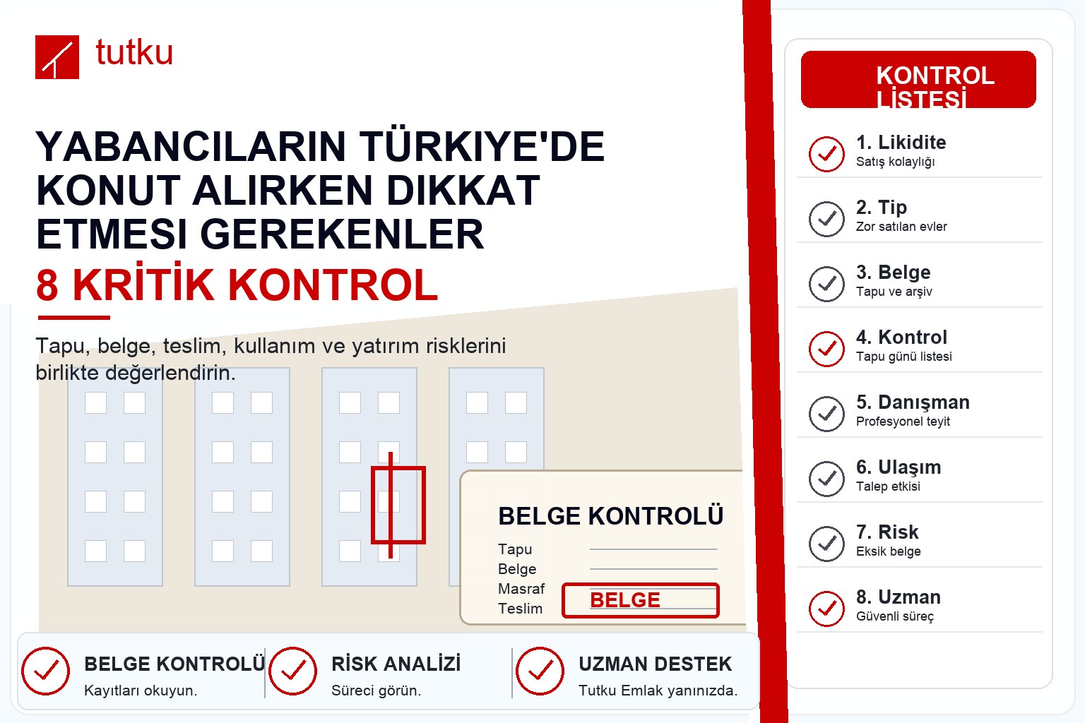 Yabancıların Türkiye’de konut alırken dikkat etmesi gerekenler
