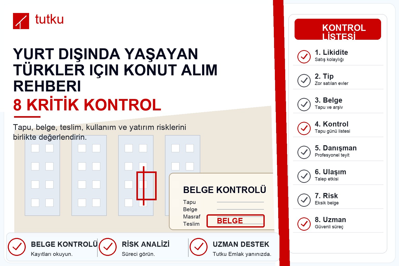 Yurt dışında yaşayan Türkler için konut alım rehberi