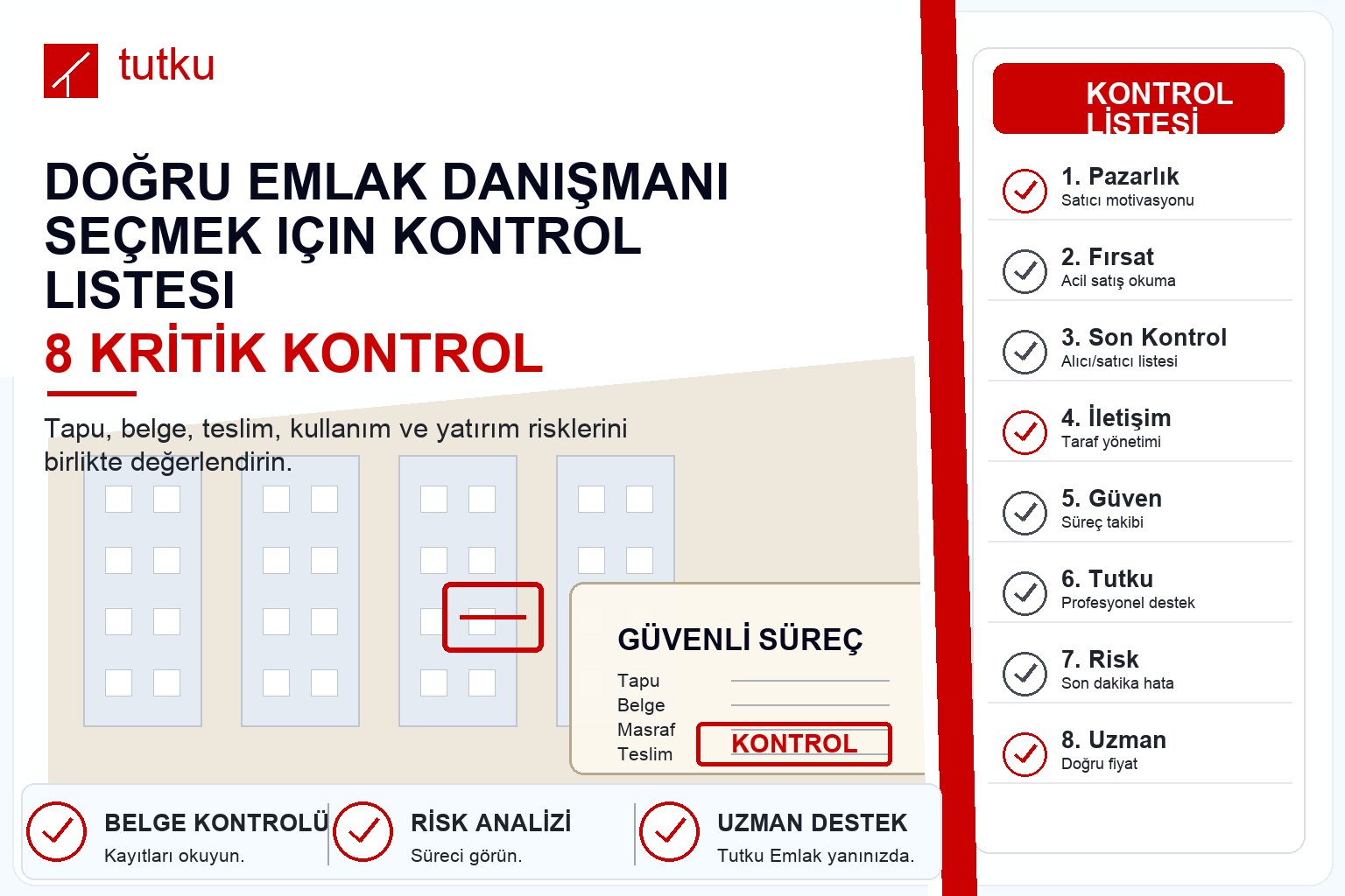 Doğru emlak danışmanı seçmek için kontrol listesi
