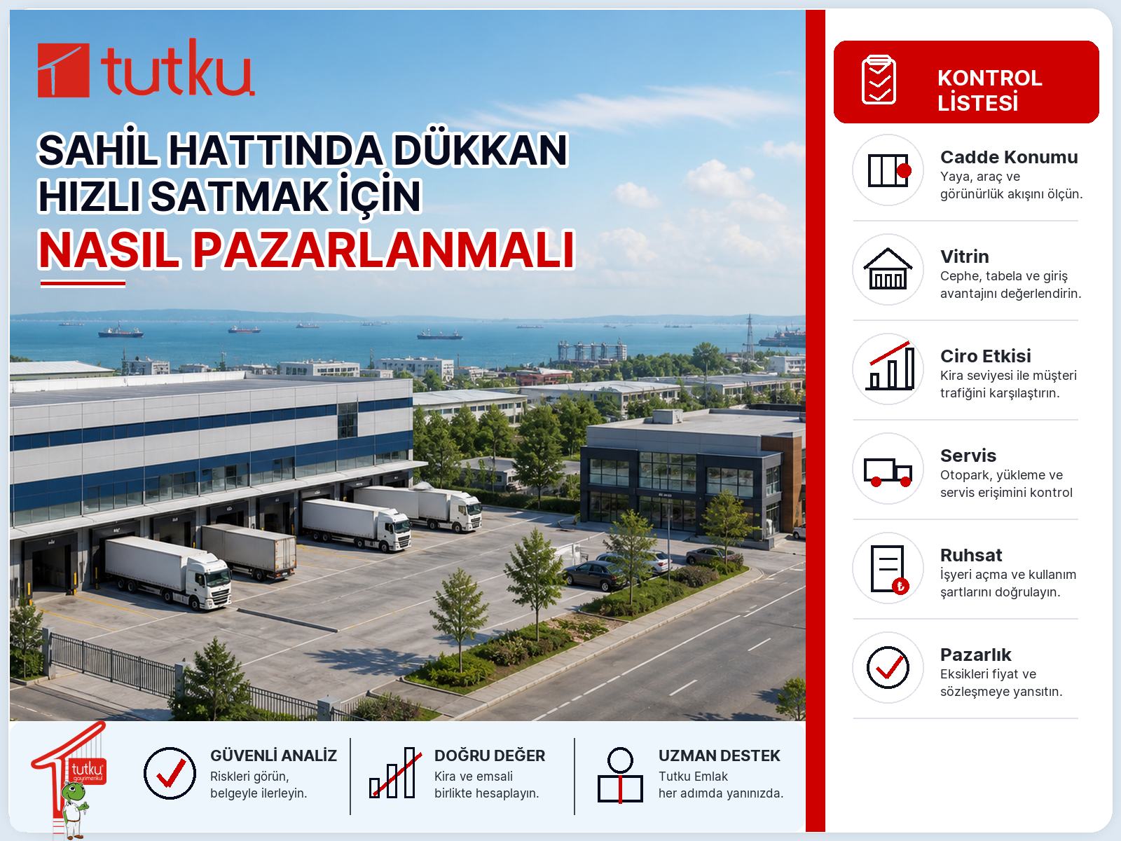 Sahil hattında dükkan hızlı satmak için nasıl pazarlanmalı?