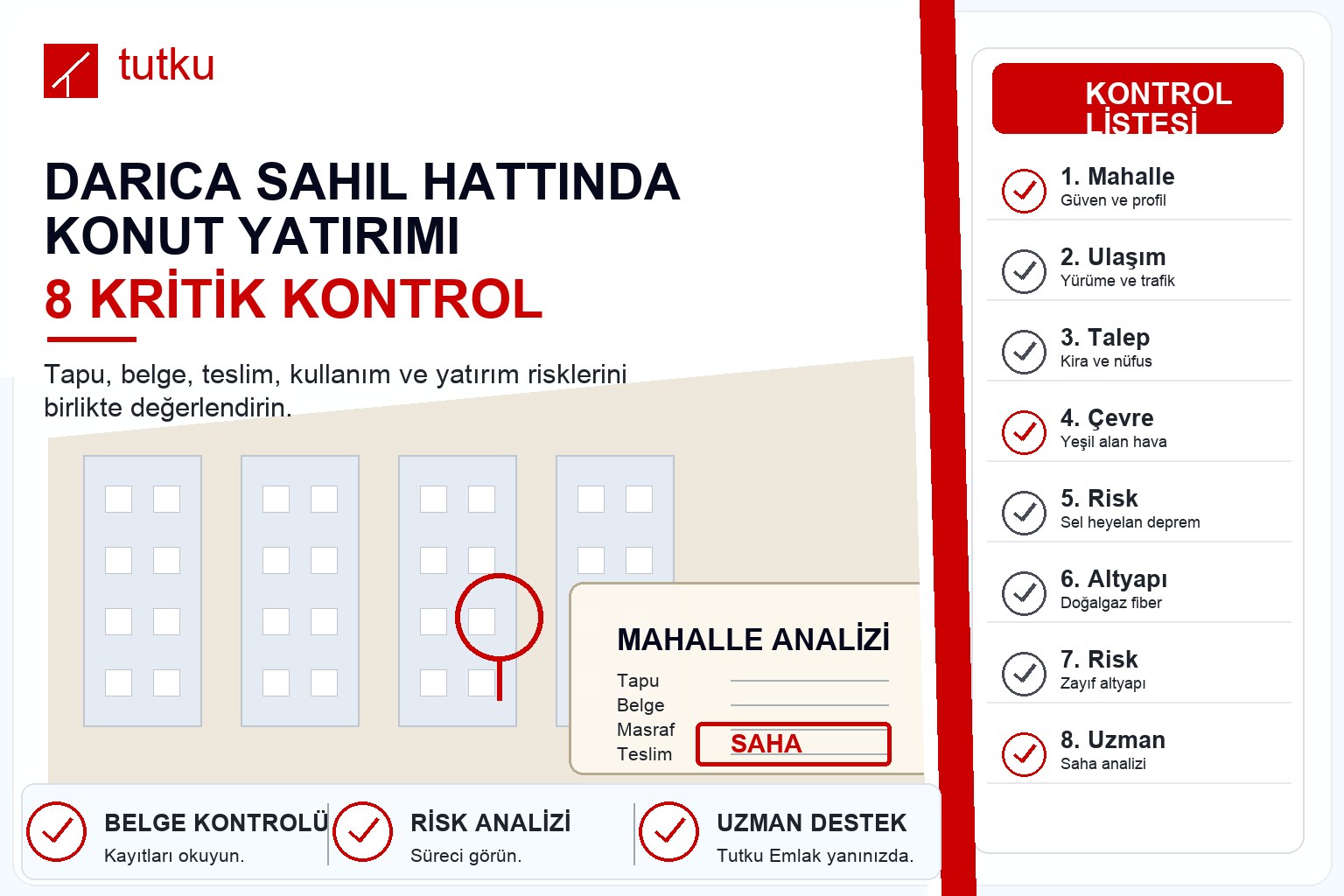 Darıca sahil hattında konut yatırımı
