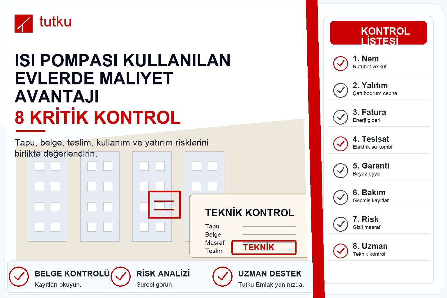 Isı pompası kullanılan evlerde maliyet avantajı