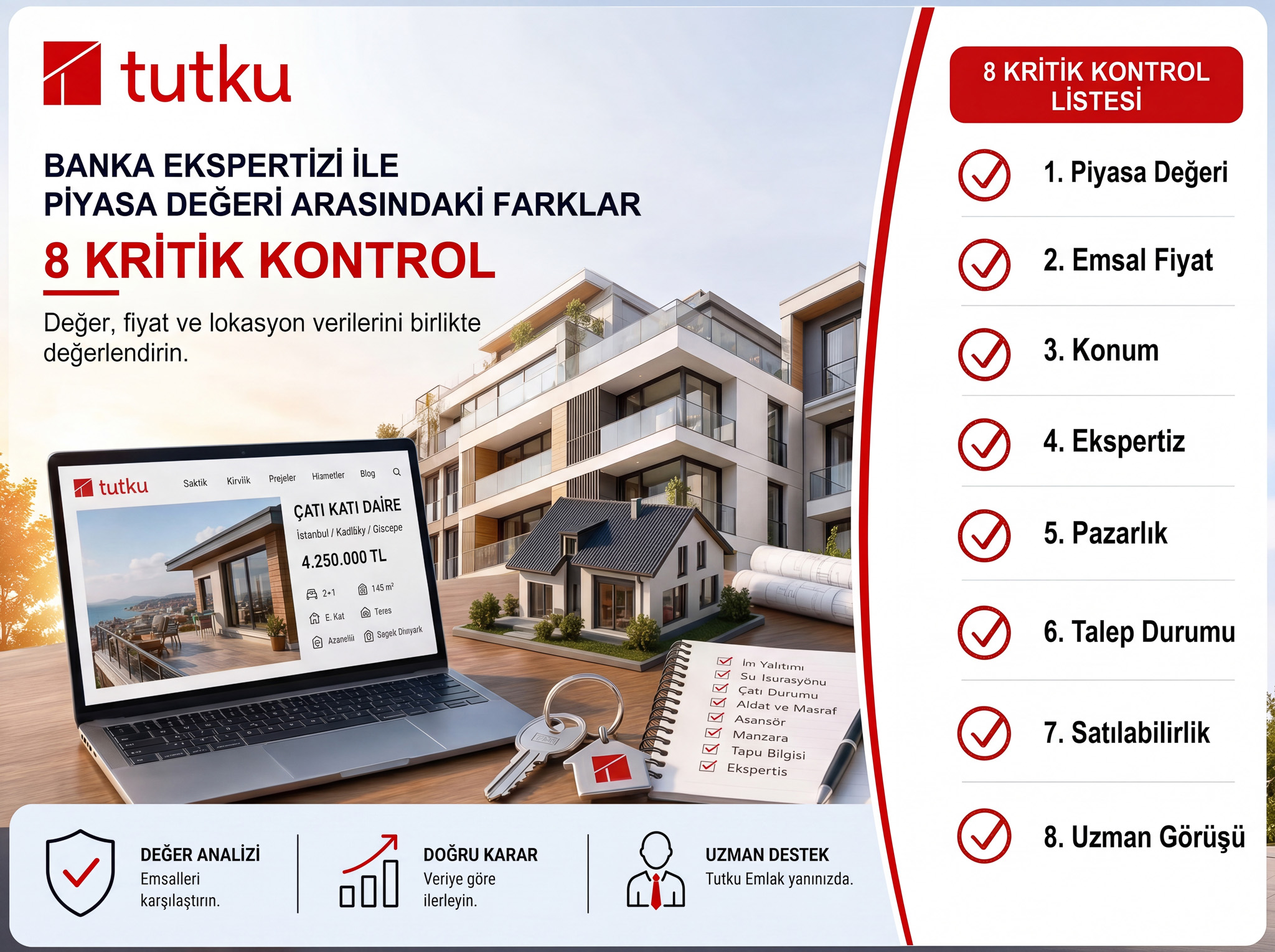 Banka Ekspertizi ile Piyasa Değeri Arasındaki Farklar