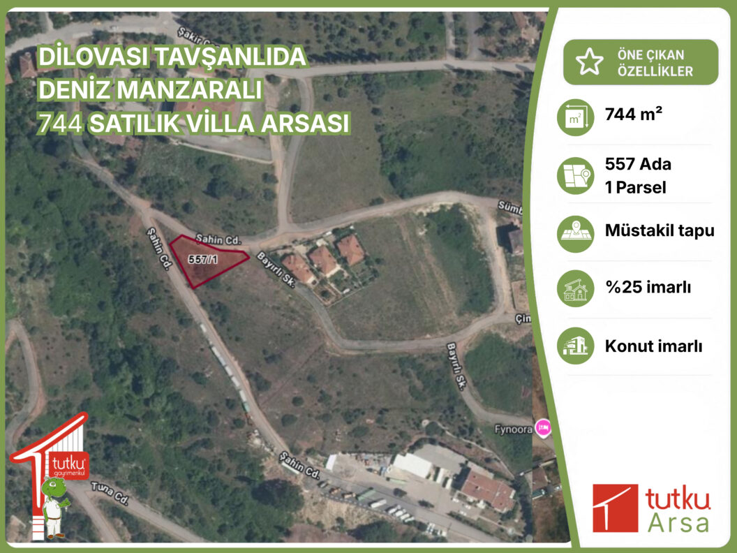 DİLOVASI TAVŞANLIDA DENİZ MANZARALI SATILIK VİLLA ARSASI 49 DILOVASI TAVSANLIDA DENIZ MANZARALI SATILIK VILLA ARSASI 1