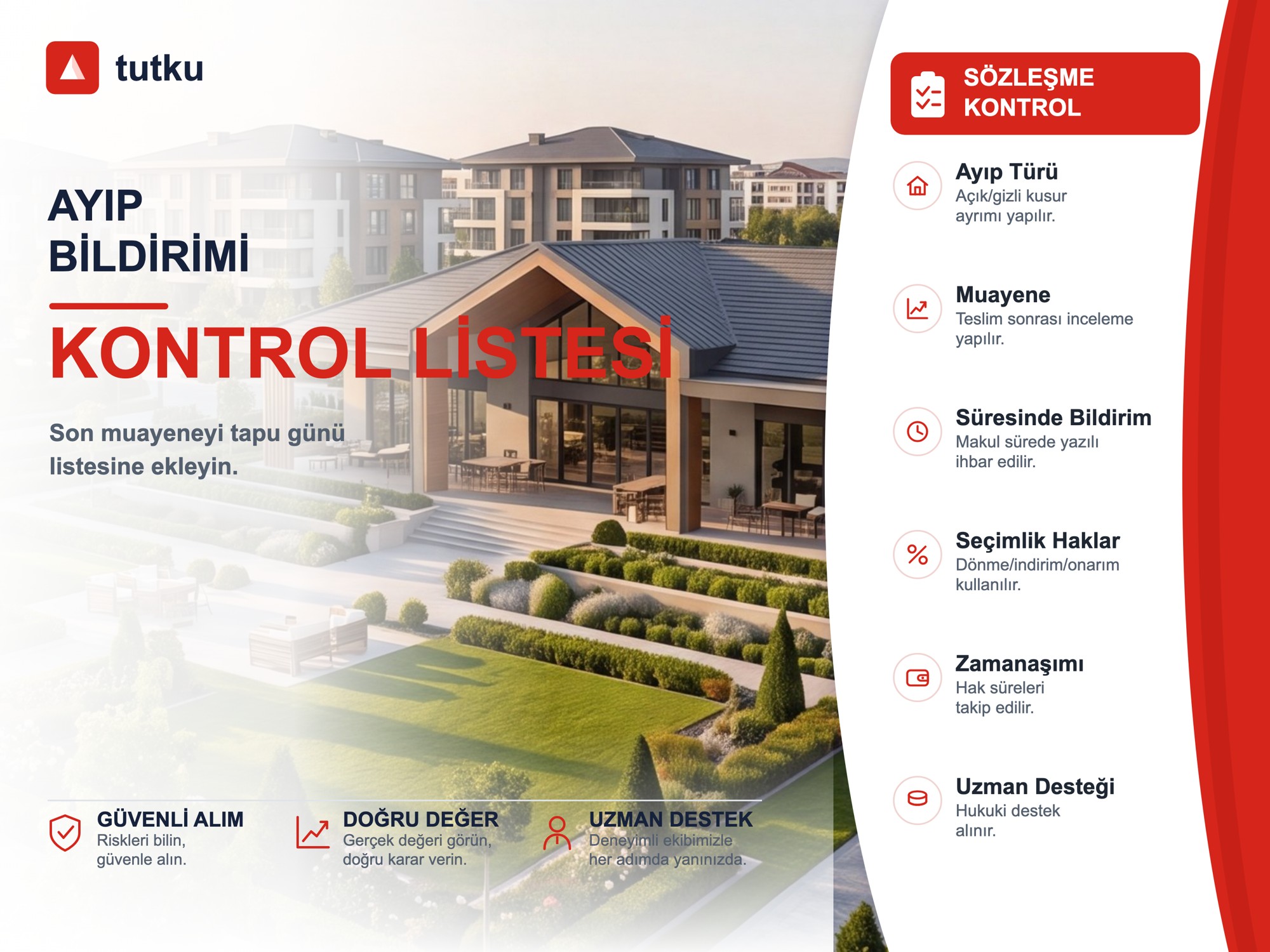 Ayıp Bildirimi Tapu Günü Kontrol Listesine Nasıl Eklenir?
