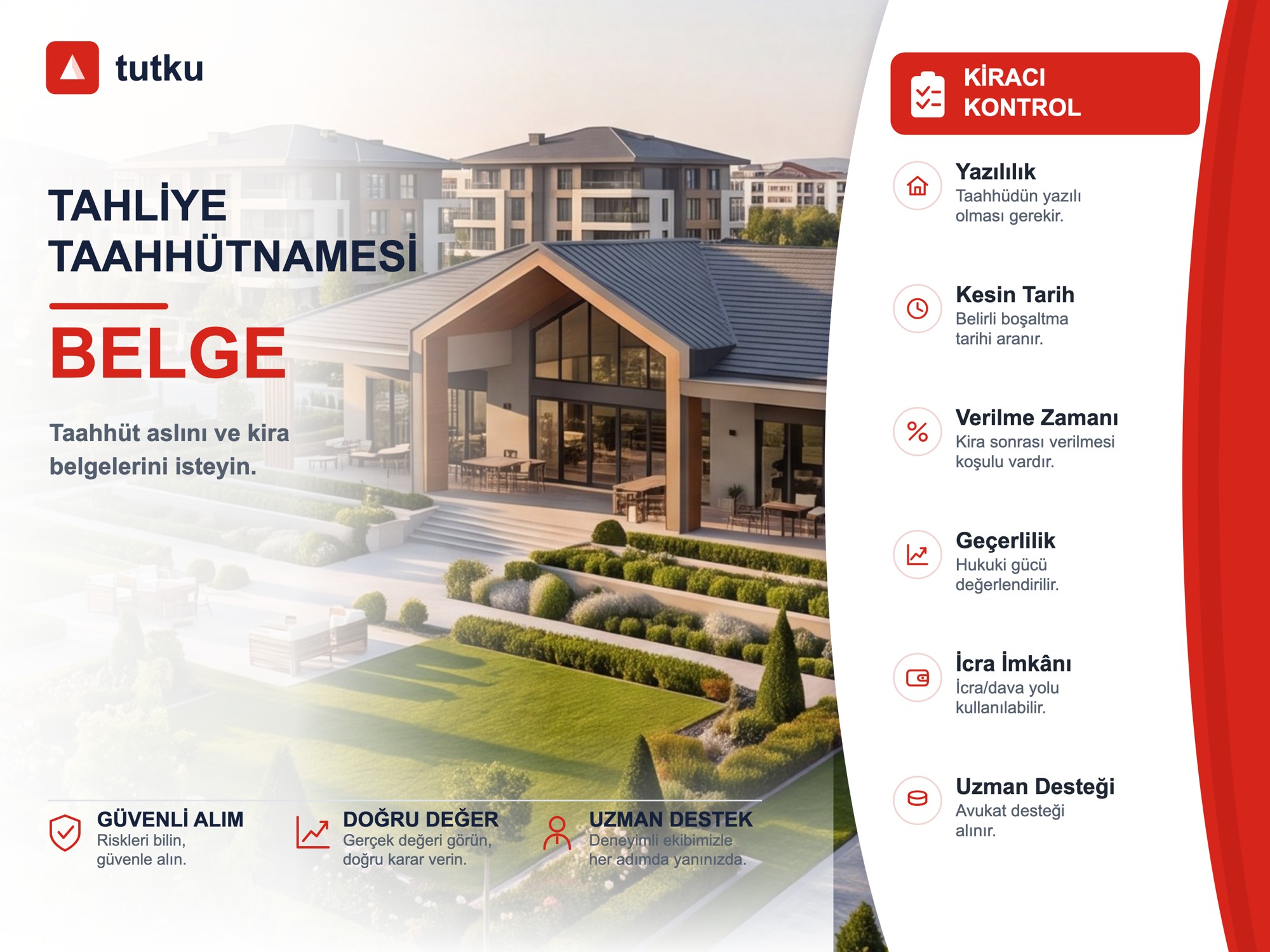 Tahliye Taahhütnamesi İçin Hangi Belgeler İstenmeli?