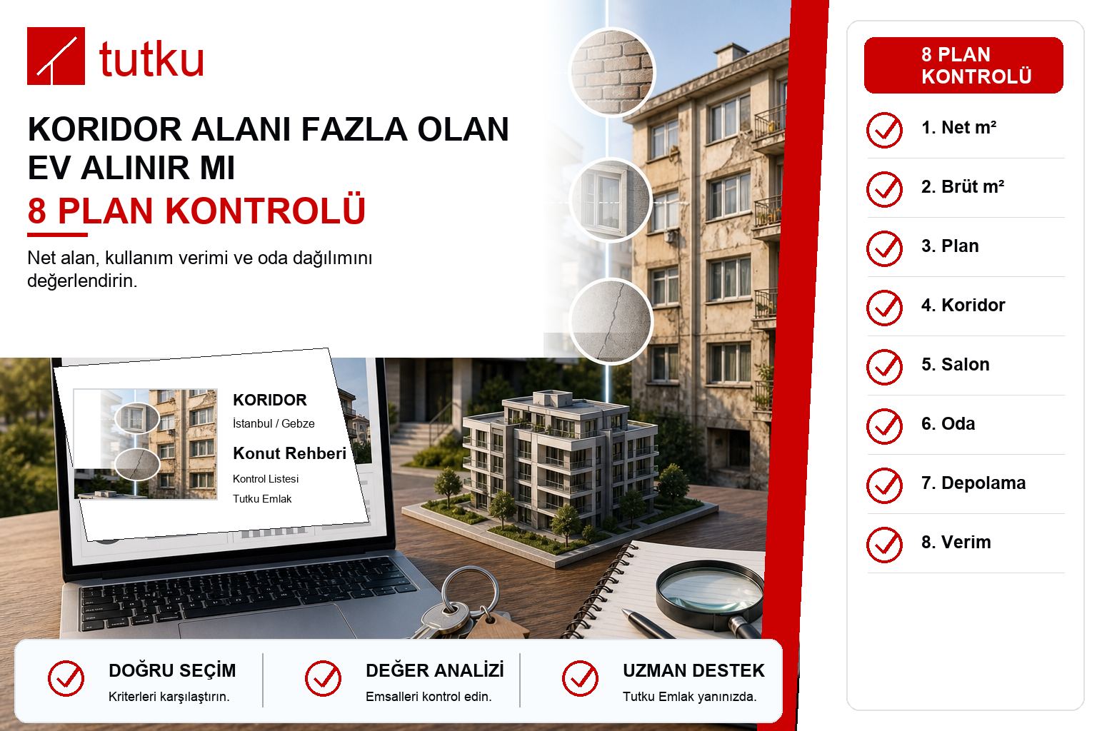 Koridor alanı fazla olan ev alınır mı?
