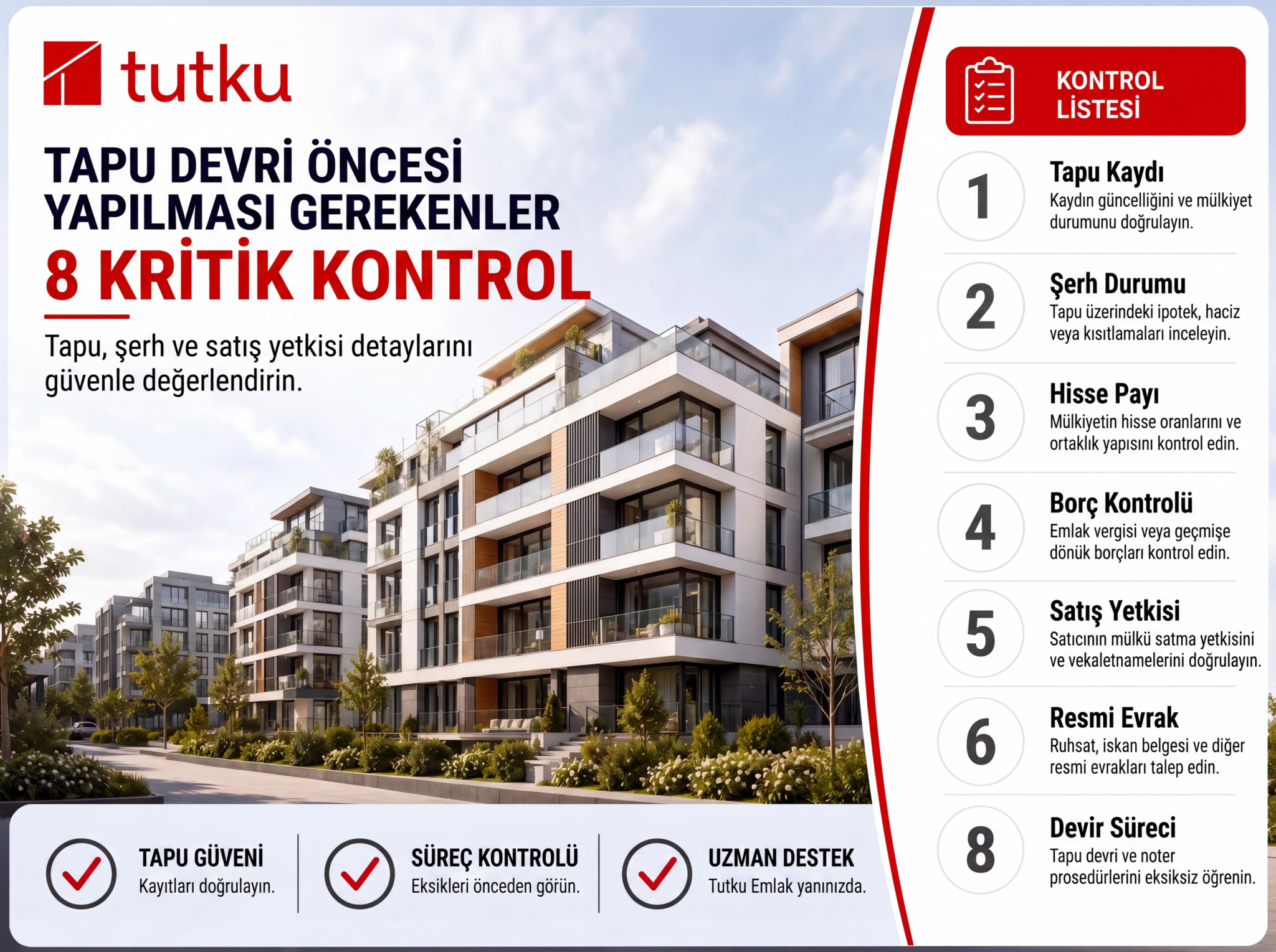 Tapu Devri Öncesi Yapılması Gerekenler