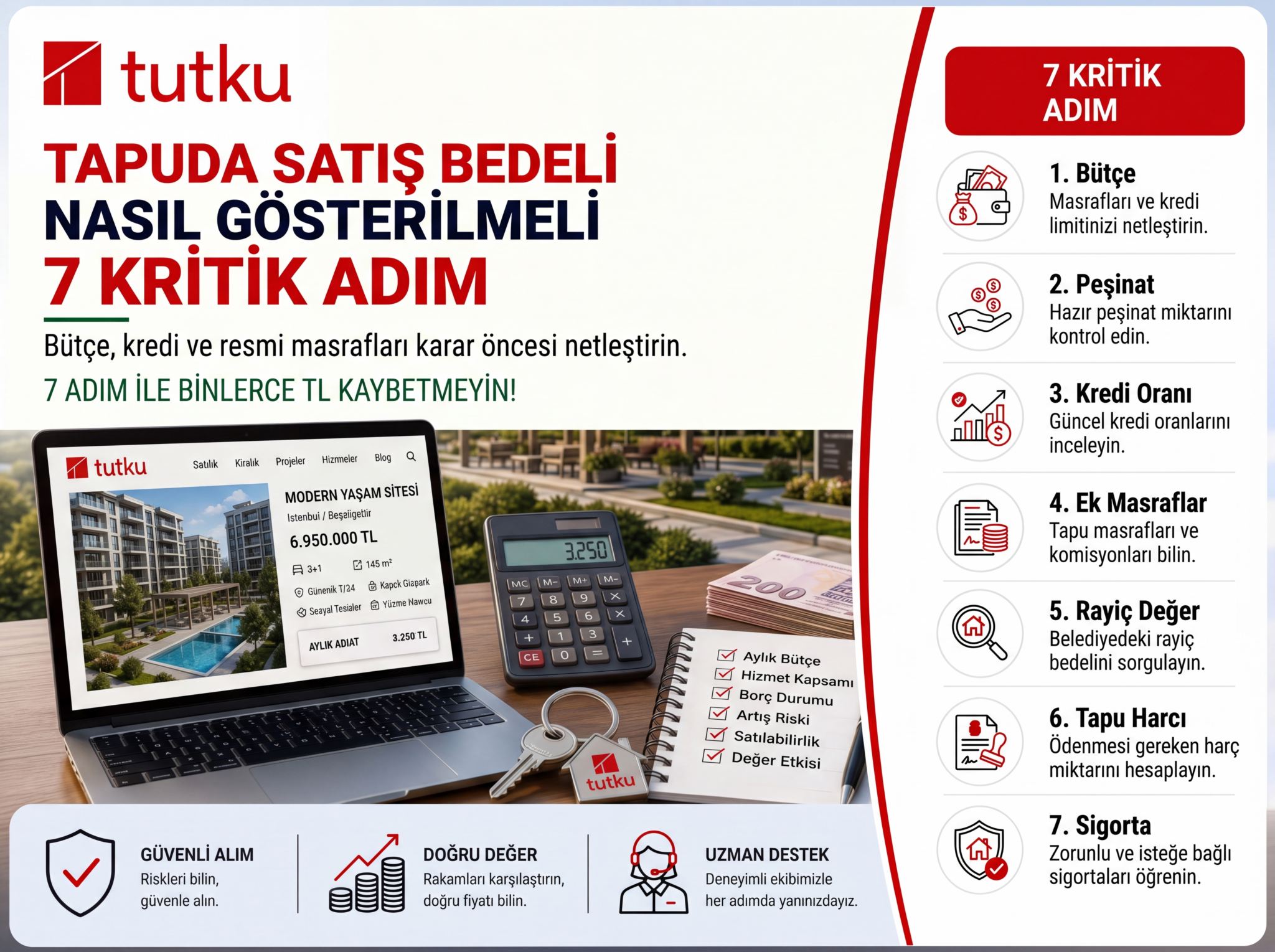 Tapuda Satış Bedeli Nasıl Gösterilmeli?