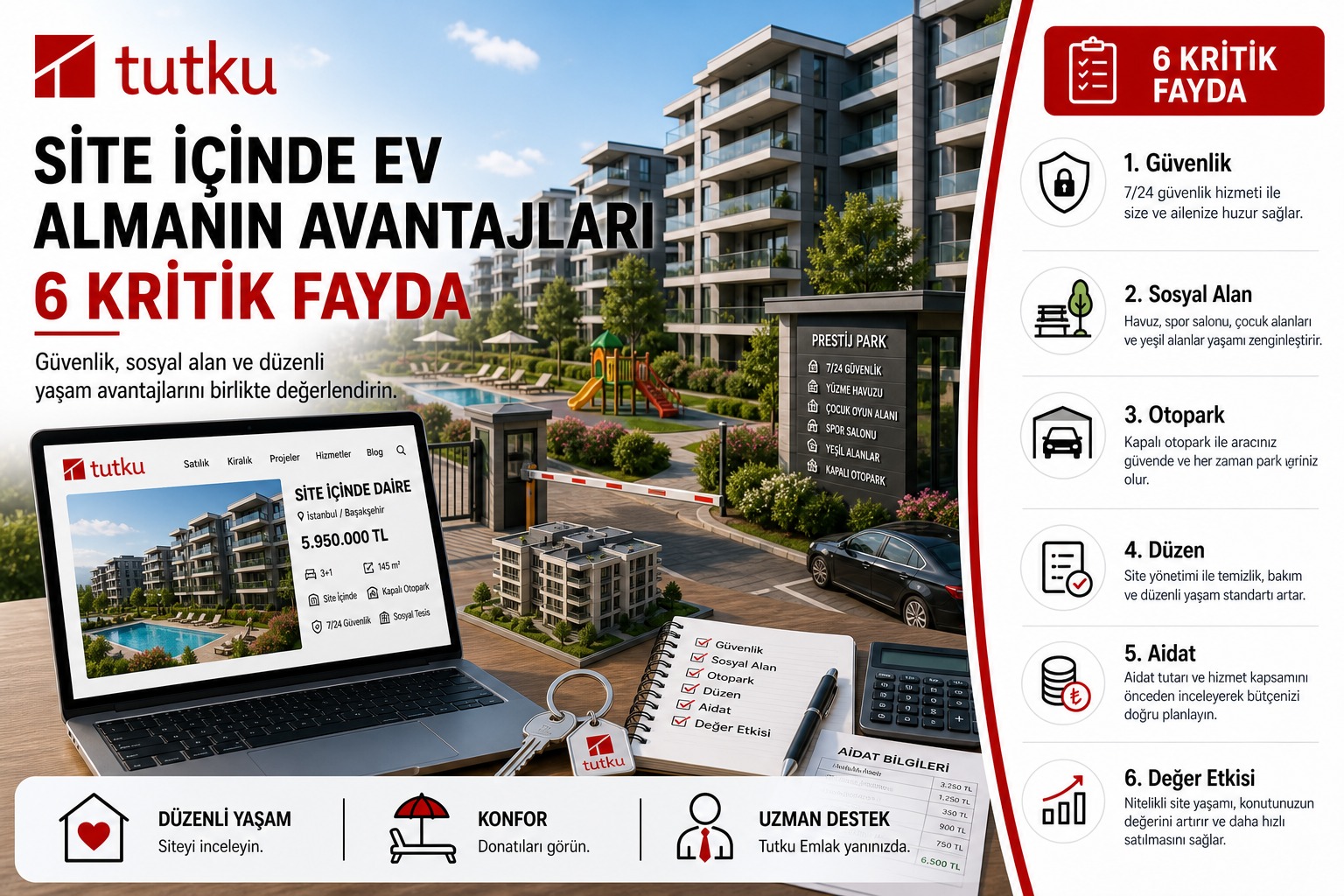 Site İçinde Ev Almanın Avantajları
