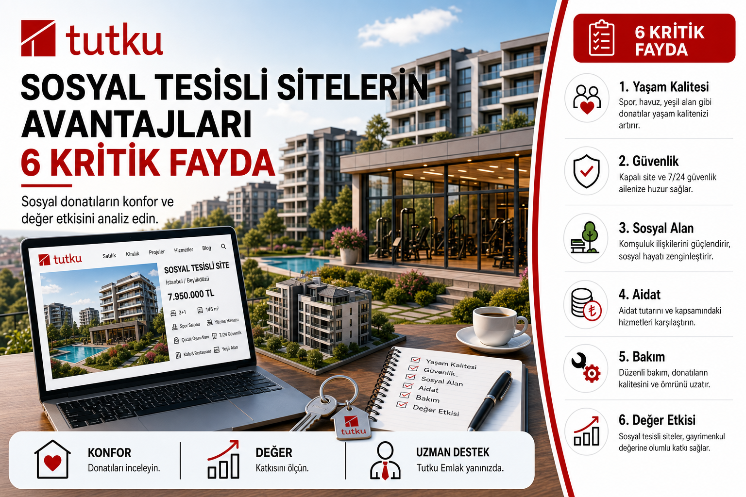 Sosyal Tesisli Sitelerin Avantajları
