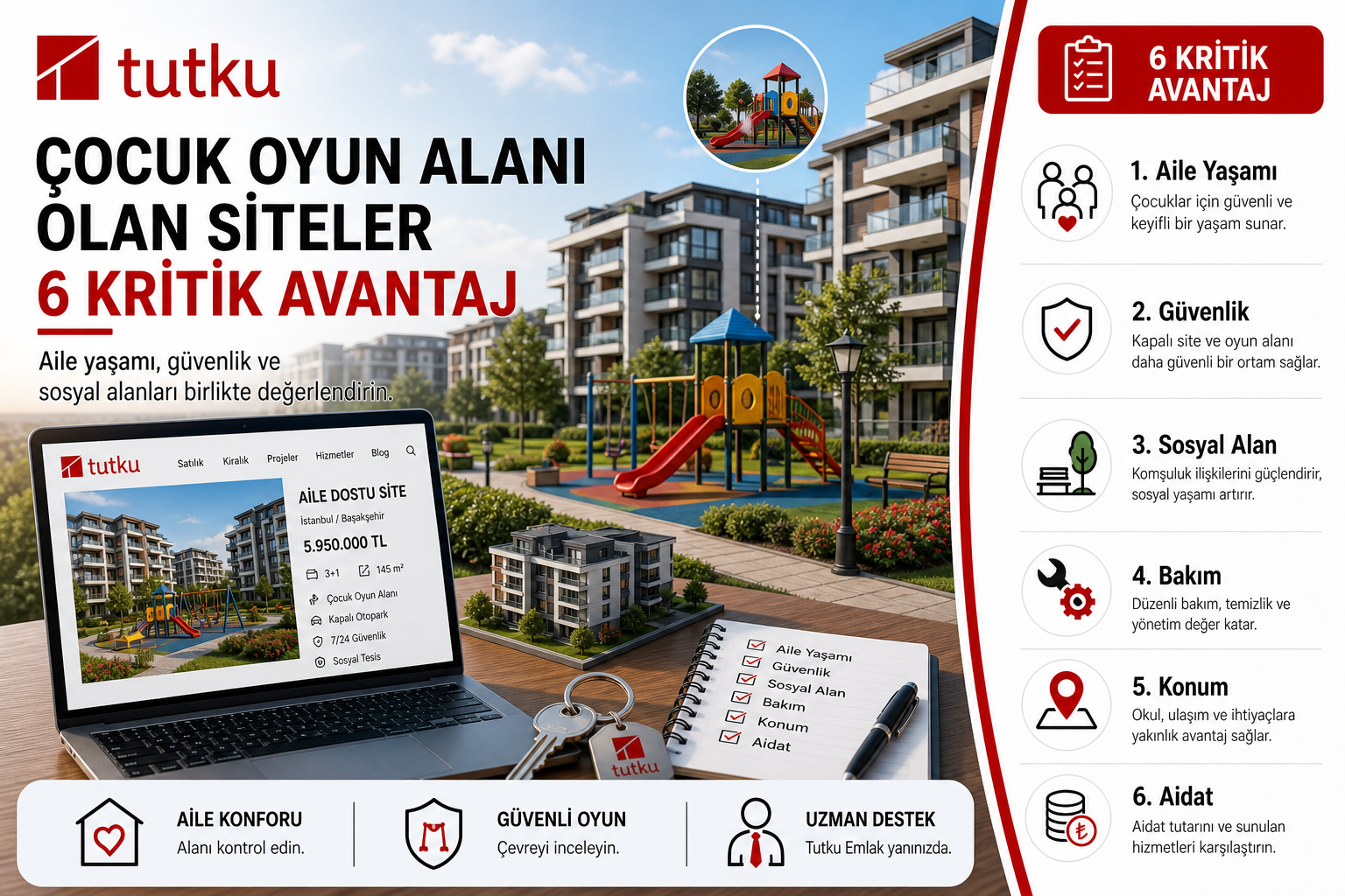 Çocuk Oyun Alanı Olan Siteler Kimler İçin Avantajlıdır?